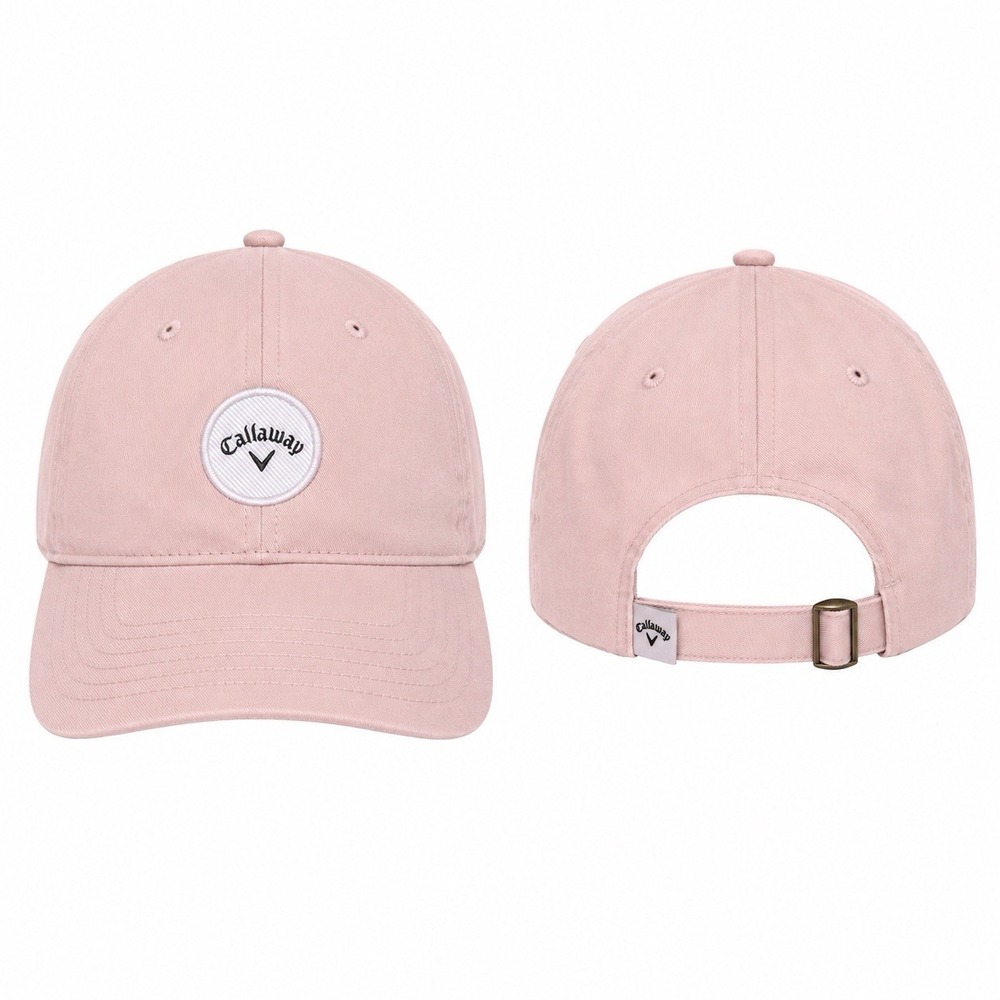 NEW Callaway Heritage Twill Pink Adjustable Golf Hat Cotton Strapback Cap